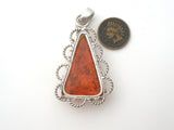 Amber Necklace Pendant Sterling Silver - The Jewelry Lady's Store