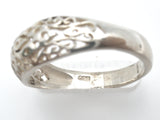 Sterling Silver Cut Out Dome Ring Size 6.5 - The Jewelry Lady's Store