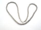 Sterling Silver Pearl Bead Necklace 18" - The Jewelry Lady's Store