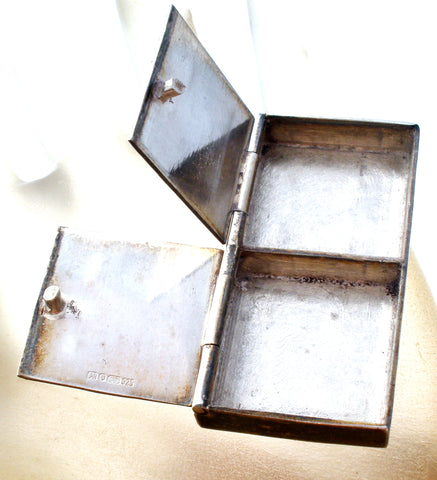 Ari D Norman Sterling Silver Pill Box Vintage