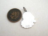 Santa Claus Charm Pendant Sterling Silver Spencer - The Jewelry Lady's Store