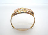 10K Black Hill Gold Flower Ring Size 7 - The Jewelry Lady's Store