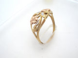 10K Black Hill Gold Flower Ring Size 7 - The Jewelry Lady's Store