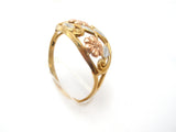 10K Black Hill Gold Flower Ring Size 7 - The Jewelry Lady's Store