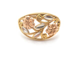 10K Black Hill Gold Flower Ring Size 7 - The Jewelry Lady's Store