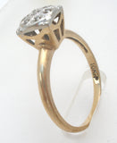 10K Gold Diamond Ring Vintage Size 6.75