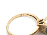 10K Gold Diamond Ring Vintage Size 6.75