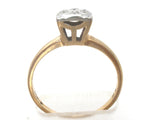10K Gold Diamond Ring Vintage Size 6.75
