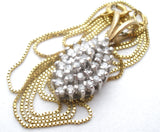 14K Gold .5 Carat Diamond Pendant Necklace - The Jewelry Lady's Store
