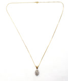 14K Gold .5 Carat Diamond Pendant Necklace - The Jewelry Lady's Store