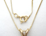 14K Gold .5 Carat Diamond Pendant Necklace - The Jewelry Lady's Store