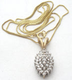 14K Gold .5 Carat Diamond Pendant Necklace - The Jewelry Lady's Store
