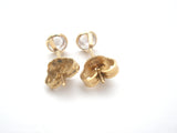 14K Gold Cubic Zirconia Post Earrings - The Jewelry Lady's Store