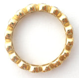 14K Gold Eternity Ring Cubic Zirconia Size 9 - The Jewelry Lady's Store