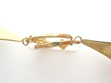 14K Gold Leverback Earrings Dangle - The Jewelry Lady's Store