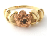 14K Yellow & Rose Gold Ring Size 5 - The Jewelry Lady's Store