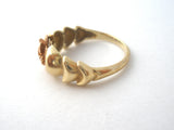 14K Yellow & Rose Gold Ring Size 5 - The Jewelry Lady's Store