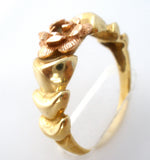 14K Yellow & Rose Gold Ring Size 5 - The Jewelry Lady's Store