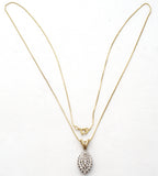 14K Gold .5 Carat Diamond Pendant Necklace - The Jewelry Lady's Store