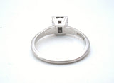 14K White Gold Diamond Ring Vintage