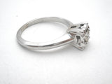 14K White Gold Diamond Ring Vintage