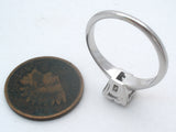 14K White Gold Diamond Ring Vintage
