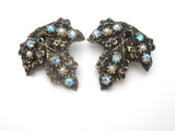 AB Rhinestone & Pearl Antique Vintage Bracelet Set