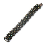 AB Rhinestone & Pearl Antique Vintage Bracelet Set