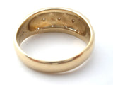 ARTCARVED 14K Gold Diamond Ring Size 11 Vintage Band