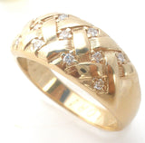 ARTCARVED 14K Gold Diamond Ring Size 11 Vintage Band
