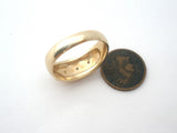 ARTCARVED 14K Gold Diamond Ring Size 11 Vintage Band