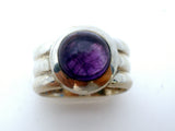 Amethyst Gemstone Ring Sterling Silver Size 7