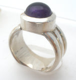 Amethyst Gemstone Ring Sterling Silver Size 7
