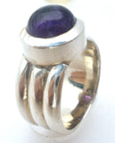 Amethyst Gemstone Ring Sterling Silver Size 7