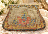 Antique Steel Cut Micro Bead Purse