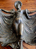 Art Nouveau Loie Fuller Ballerina Figural Dish