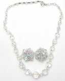 Aurora Borealis Crystal Bead Necklace Set - The Jewelry Lady's Store