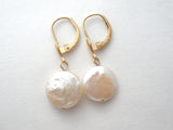 Baroque Pearl Necklace & Earrings 14K Gold - The Jewelry Lady's Store