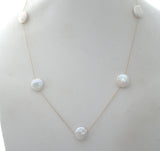 Baroque Pearl Necklace & Earrings 14K Gold - The Jewelry Lady's Store