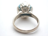 Barse Flower Turquoise Ring Sterling Silver Size 9
