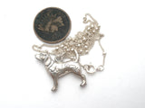 Beagle Dog Pendant Necklace Sterling Silver 16" - The Jewelry Lady's Store