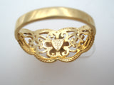 Beverly Hills 14K Rose & Yellow Gold Rose Ring Size 7