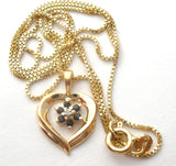 Black Onyx & Diamond Heart Necklace 925 Ross Simons - The Jewelry Lady's Store