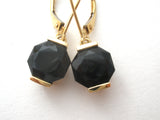 Black Onyx 14K Gold Dangle Earrings - The Jewelry Lady's Store