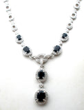 Black Onyx Lavalier 925 Necklace Ross Simons