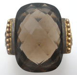 Brown Quartz Sterling Silver Ring Size 7 - The Jewelry Lady's Store