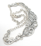 Carolyn Pollack Necklace Sterling Silver 17" - The Jewelry Lady's Store