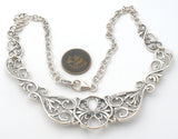 Carolyn Pollack Necklace Sterling Silver 17" - The Jewelry Lady's Store