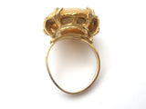 Carved Shell Cameo Ring Adjustable Size - The Jewelry Lady's Store