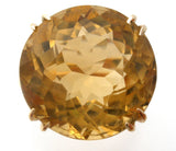 Citrine Ring 10K Gold Size 7 Vintage - The Jewelry Lady's Store